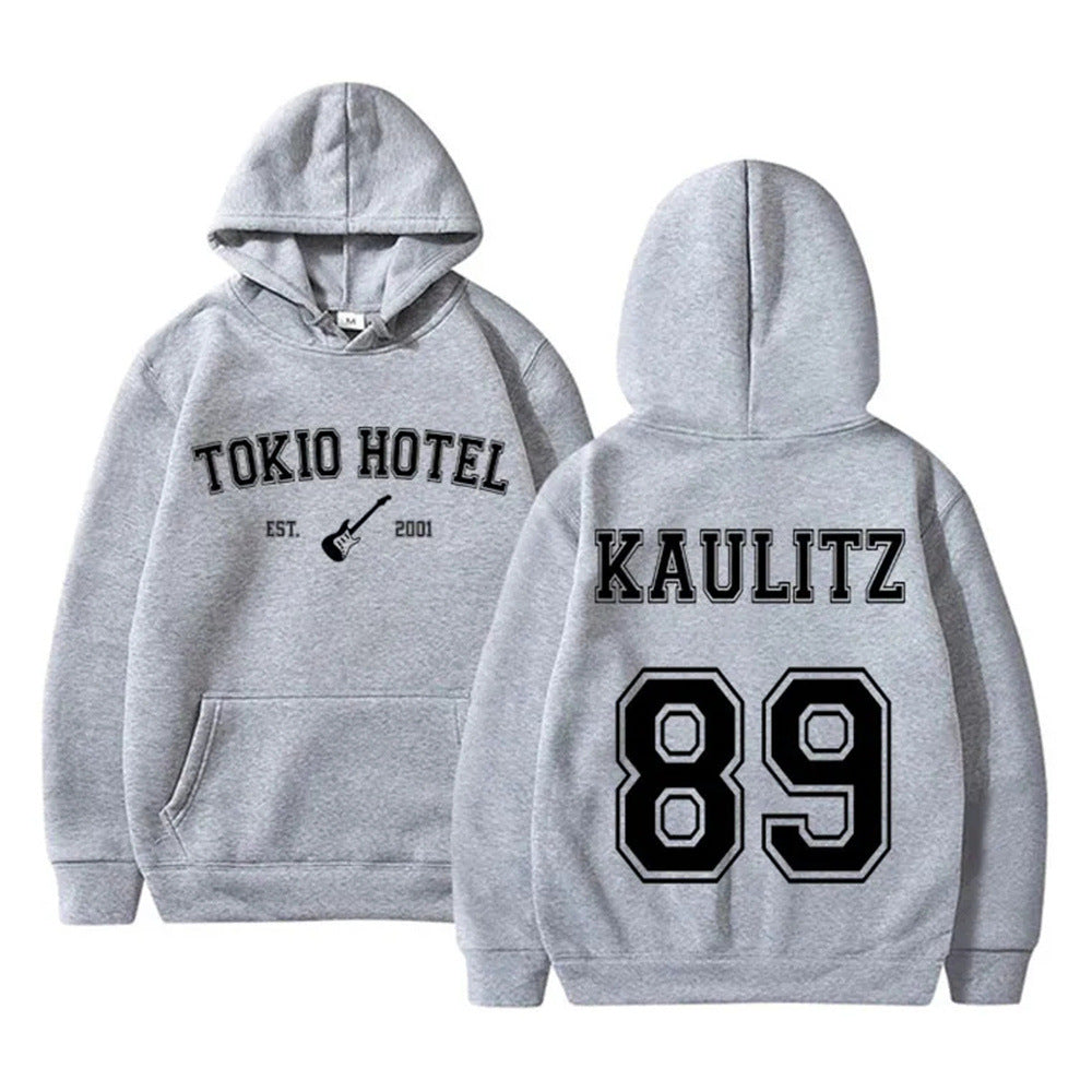Dame hoodie med moderne bånddesign og komfortabel pasform Skovae