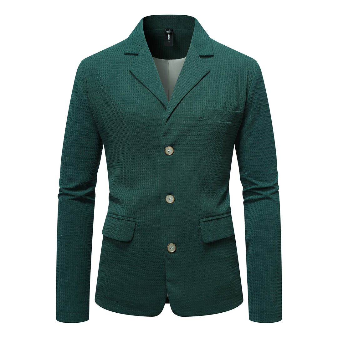 Herre elegant fritidsblazer med struktureret stof Stilla