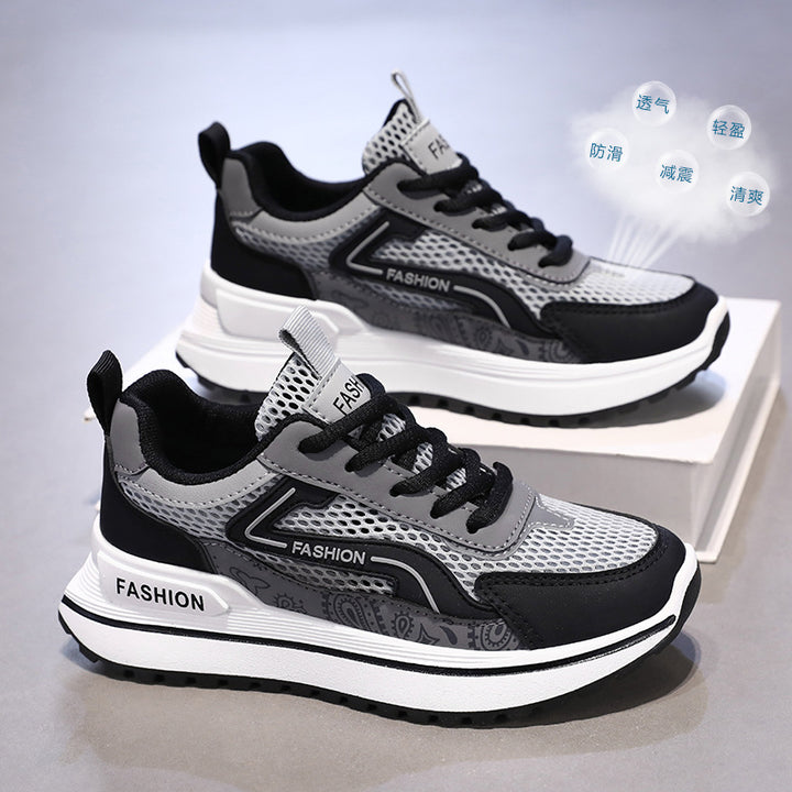 Femme Trendy Mesh-betonede Sneakers Stilla