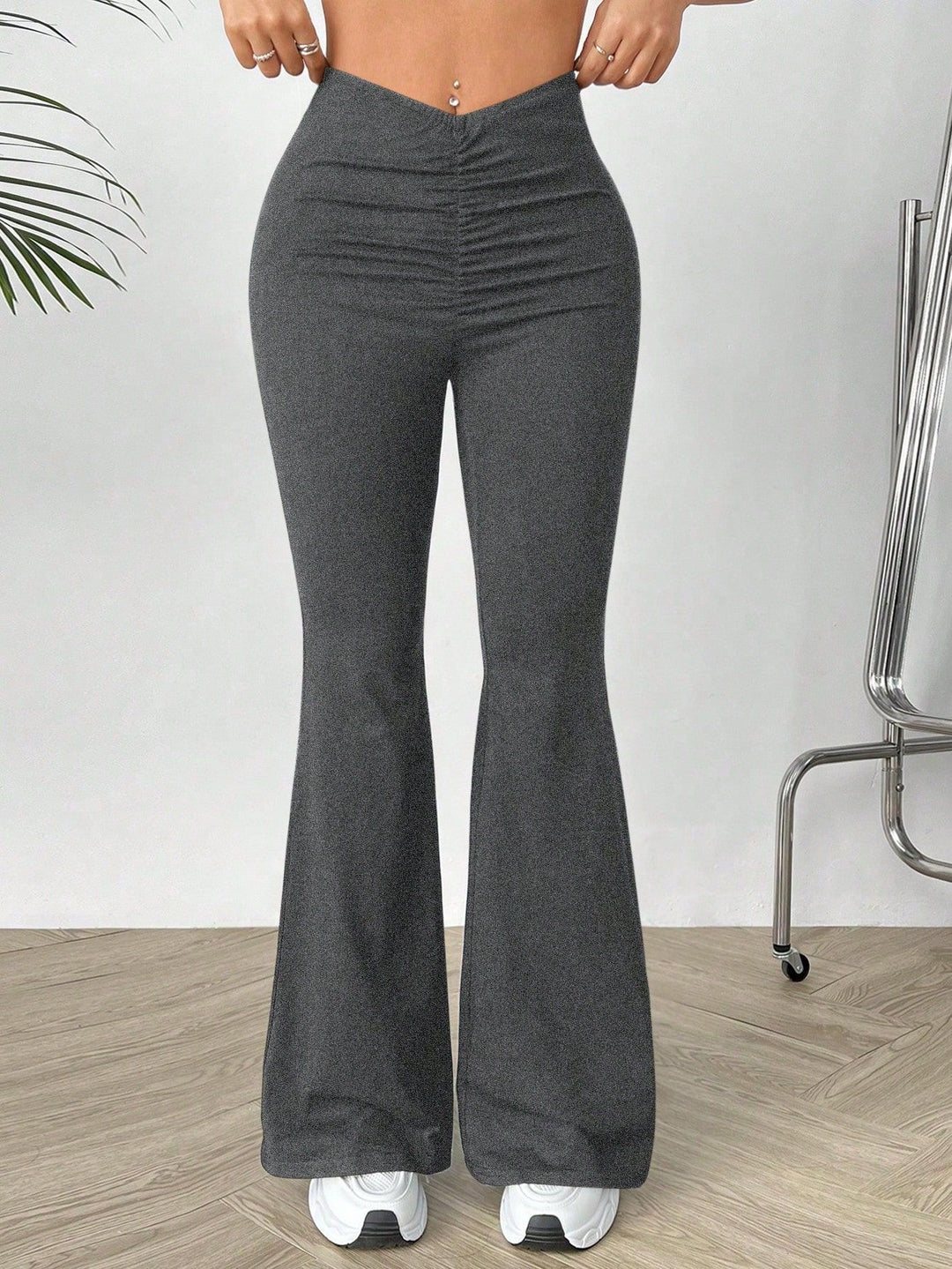 Dame Højtaljede Bootcut Bukser Stilla