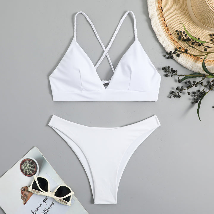 Dame Strappy Back Bikini Sæt Stilla