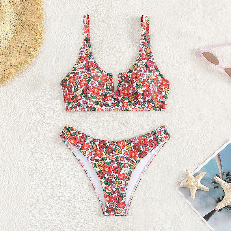 Dame Floral Design Bikini Skovae