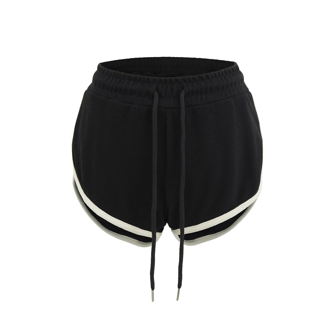 Dame Sporty Shorts med åndbart for og justerbar talje Stilla