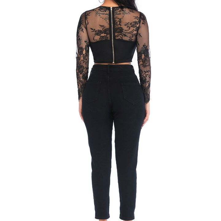 Dame Spids Crop Top Stilla