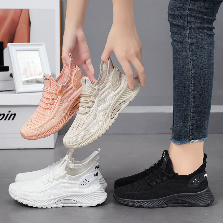 Femme Letvægts Performance Sneakers med åndbar Mesh-konstruktion Stilla