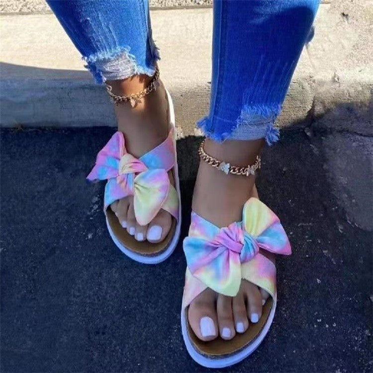 Dame sandaler med moderigtigt sløjfe-design og skridsikker sål Stilla