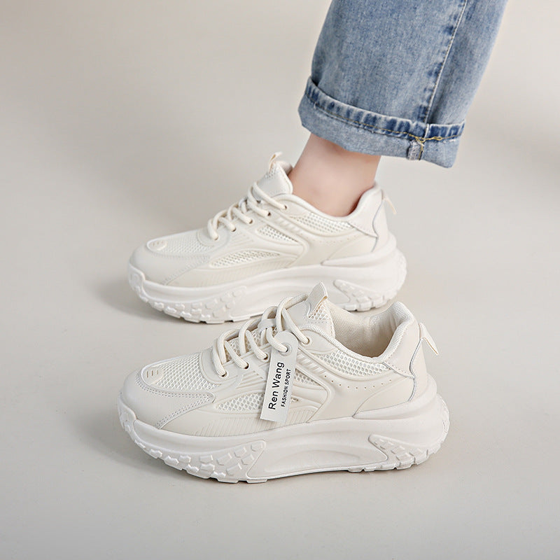 Dame Chunky Sneaker med åndbar overfladestruktur og stødabsorberende sål Stilla
