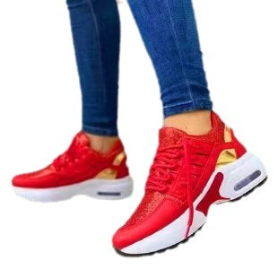 Dame Sports Air Sneakers med innovativ dæmpningsteknologi Stilla