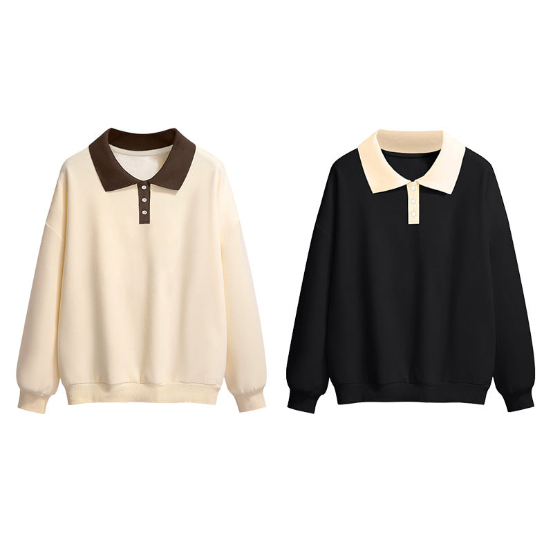 Dame Stilfuld Krave sweater med knapdetaljer Stilla