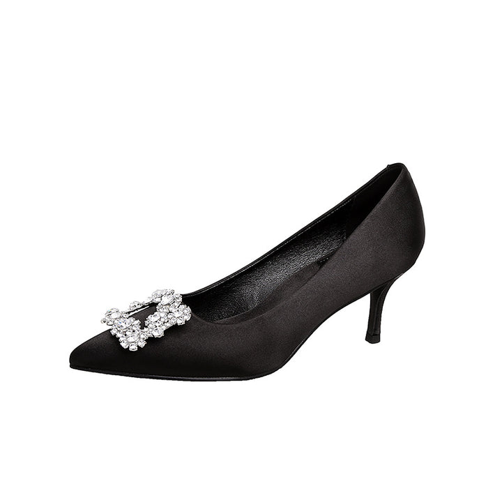 Dame elegante Pumps med strassbesat dekoration Stilla