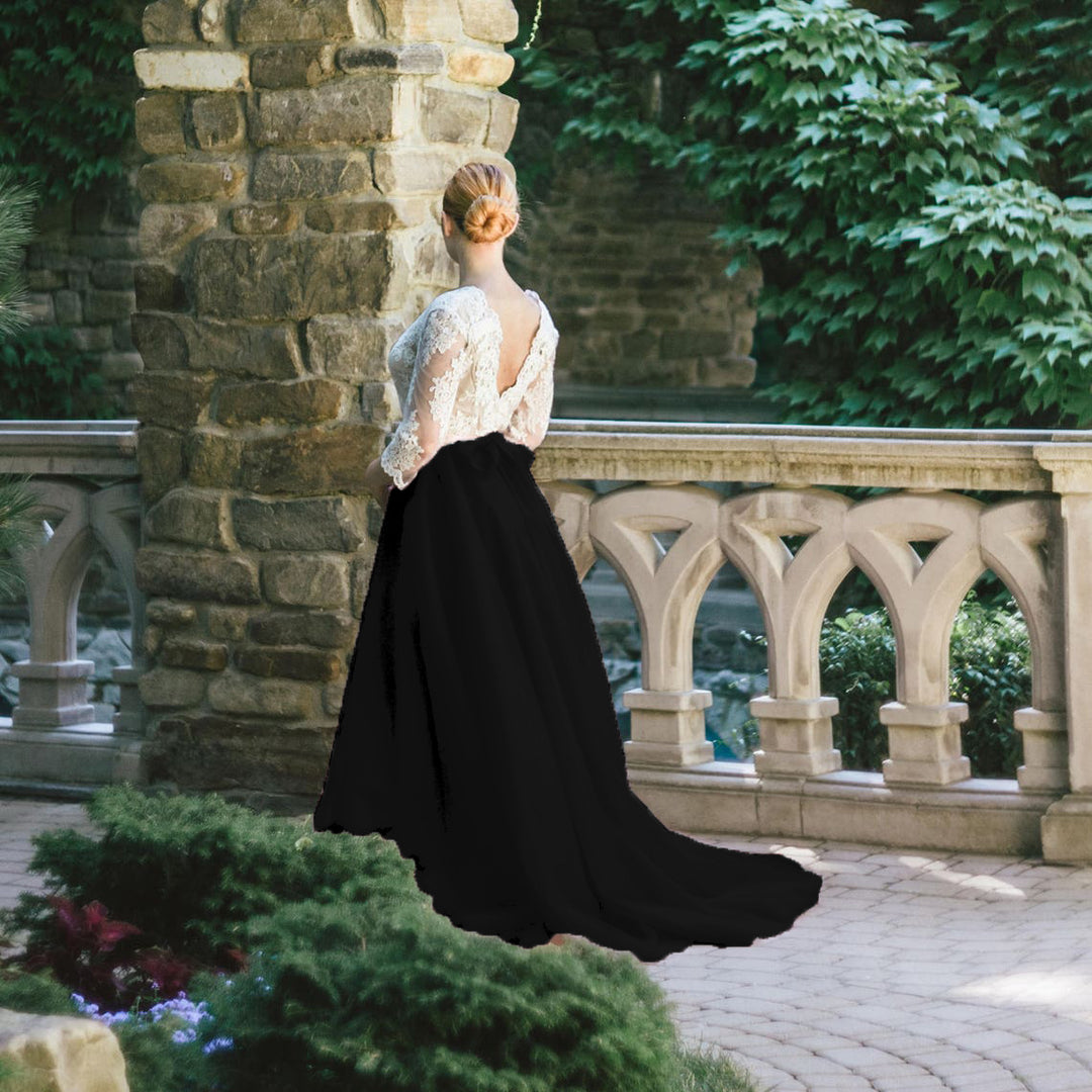 Dame Elegant rygudskæring maxikjole Stilla