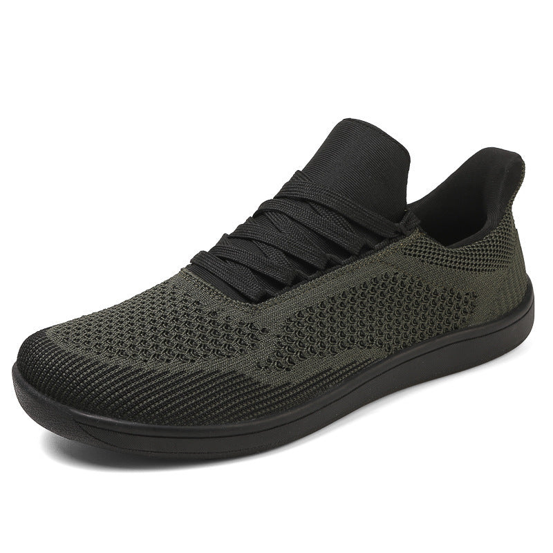 Herren nan strikket slip-on sneakers med sokke-lignende skaft og fleksibel komfortsål Skovae