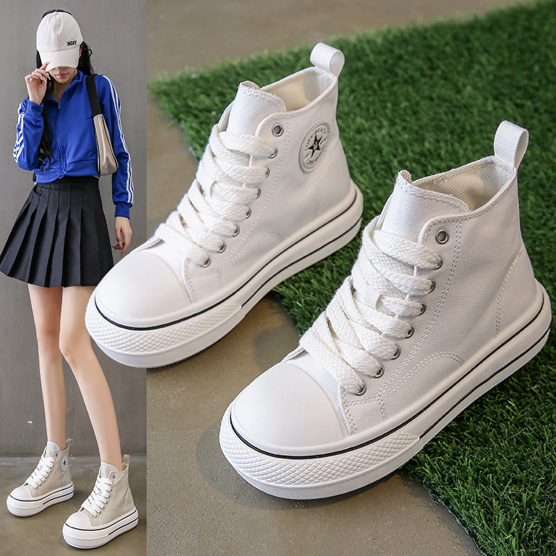 Dame Hochtop Sneakers med tyk platform og moderne design Stilla
