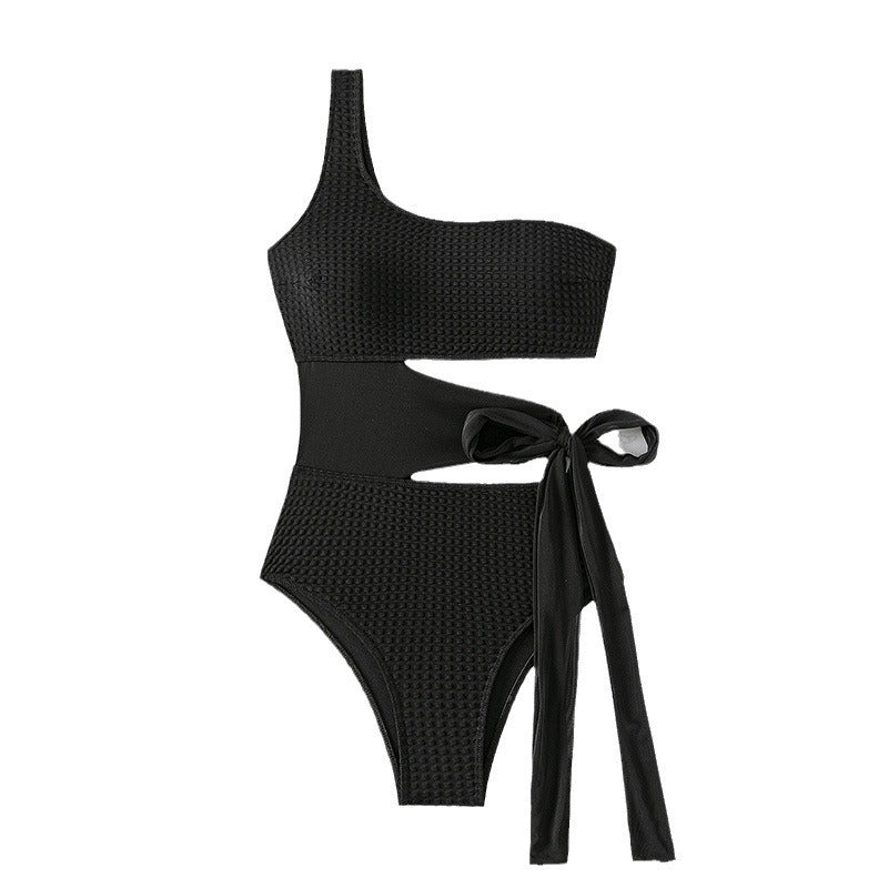 Dame Asymmetrisk Bikini med elegant indpakningslook Skovae