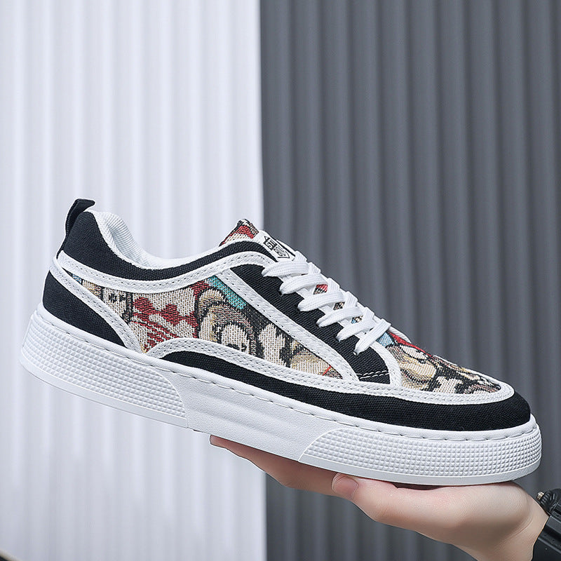 Femme Kunstnerisk Grafik Sneakers Stilla