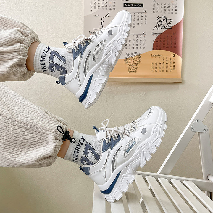 Dame sneakers med åndbart netdesign og støddæmpende sål Stilla
