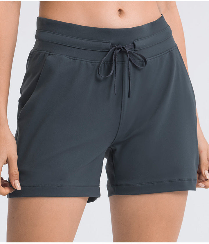 Stilla | Talje Yoga Shorts Til Kvinder