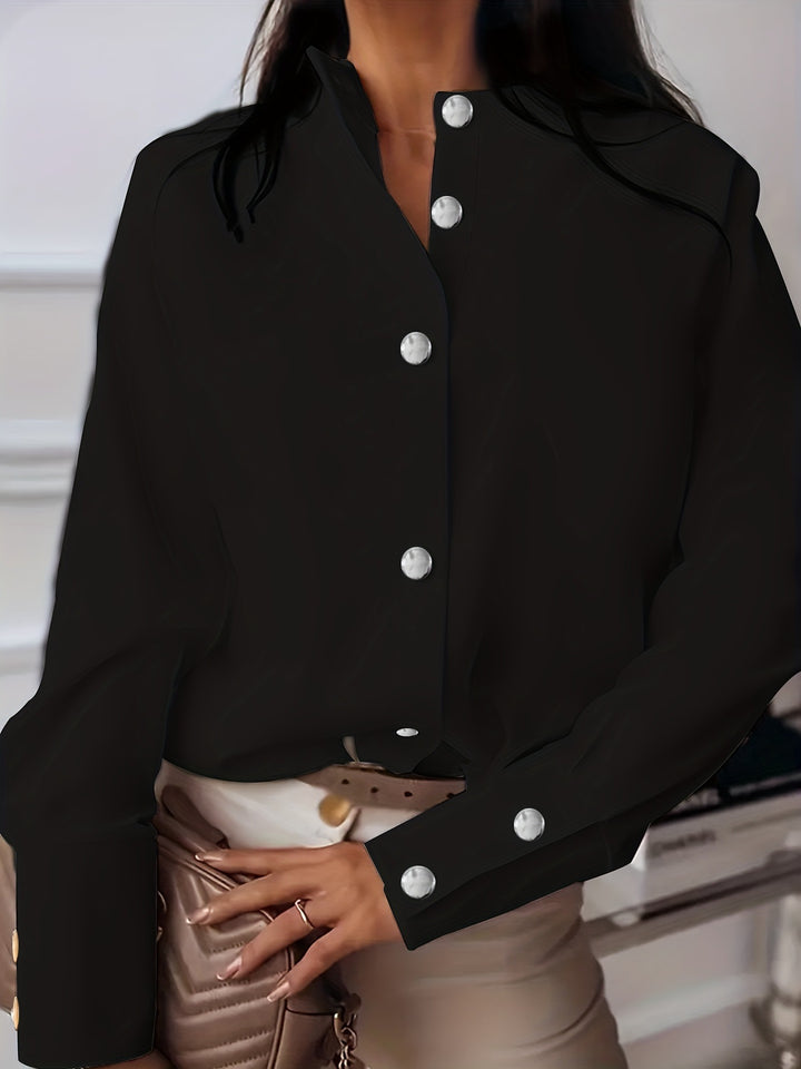 Dame Modejakke med elegante knapper Stilla