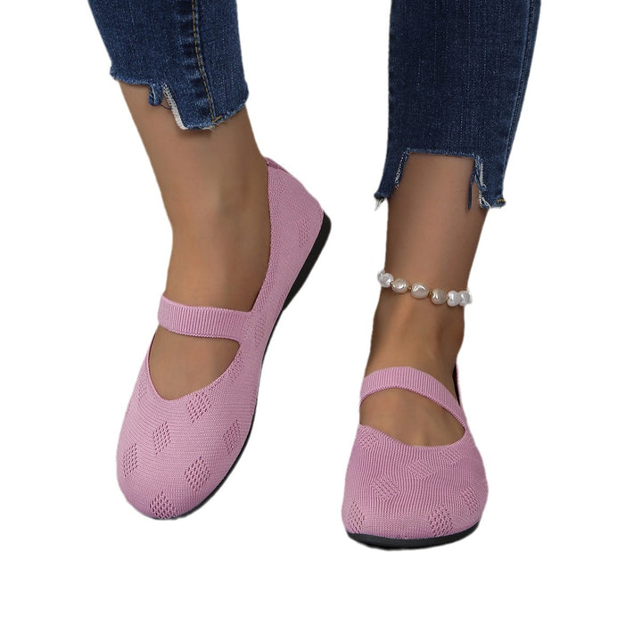 Dame Komfortable Ballerinas med elegant snit og justerbar rem Stilla