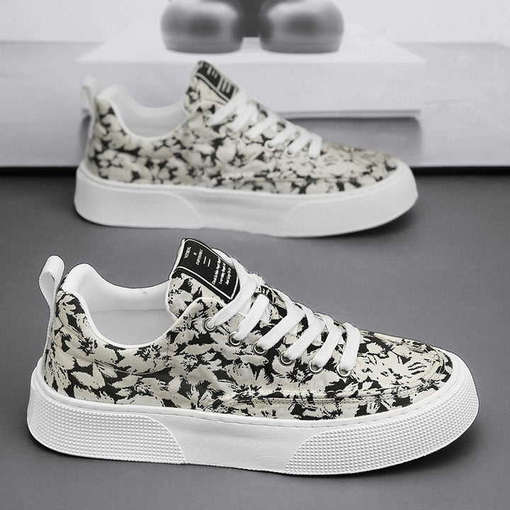 Femme Stilfulde Blomstertryks Sneaker Stilla