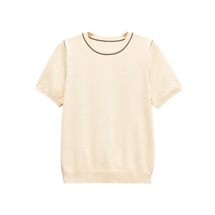 Femme Kortærmet Strikpullover Stilla