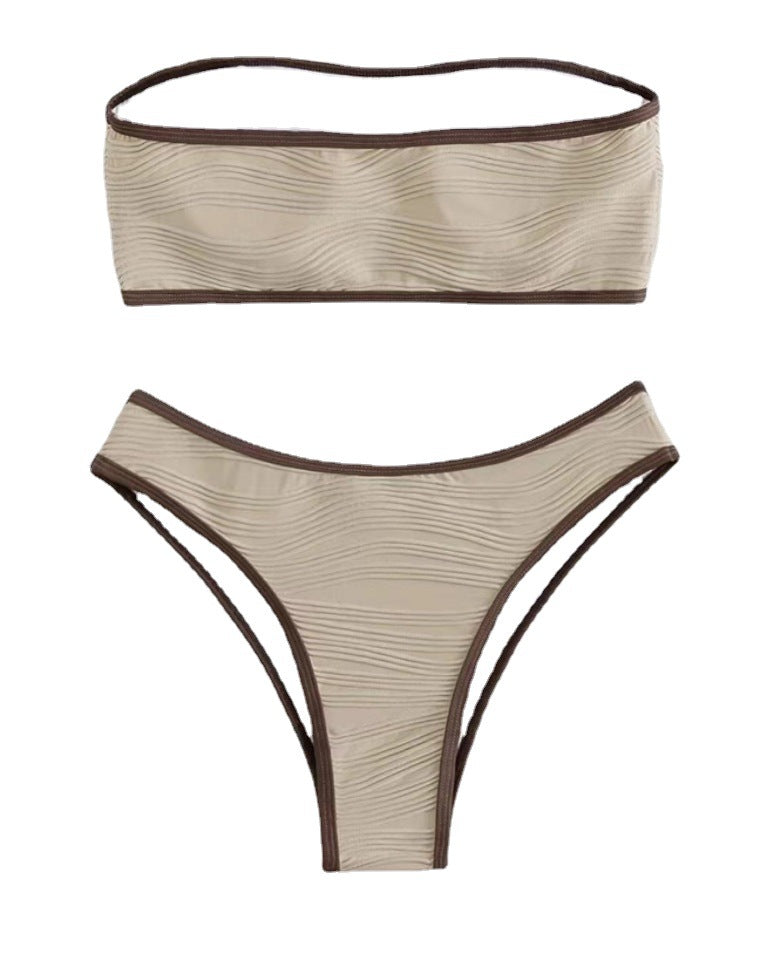 Dame Bandeau Bikini med behagelig pasform Skovae