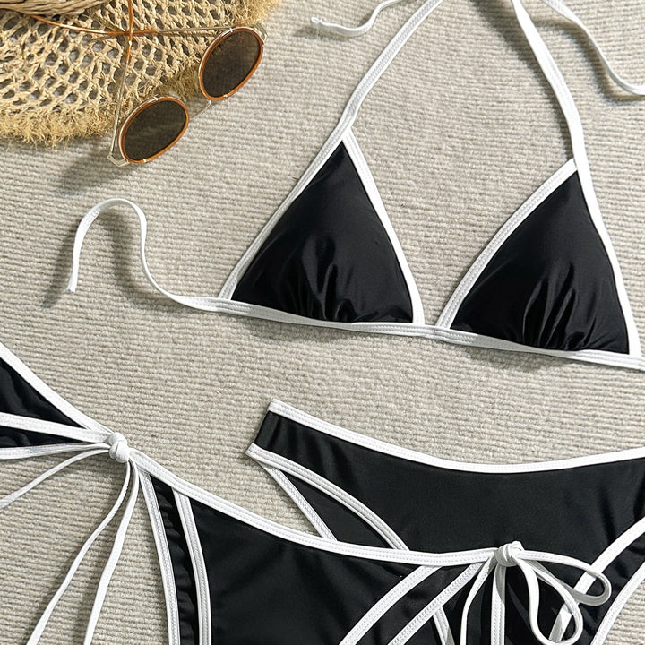 Dame Triangel-Bikini med elegant binding Skovae