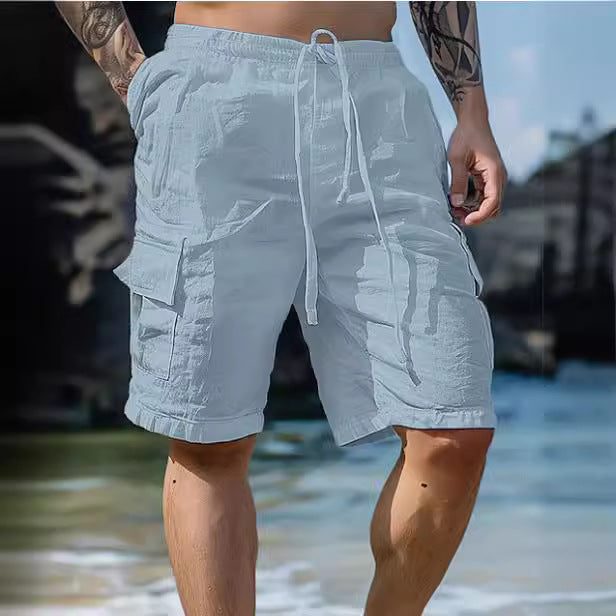 Herrer Cargo-short med flere lommer Stilla
