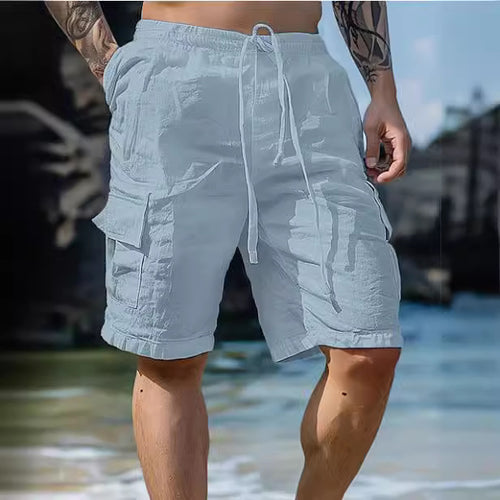 Herrer Cargo-short med flere lommer Stilla