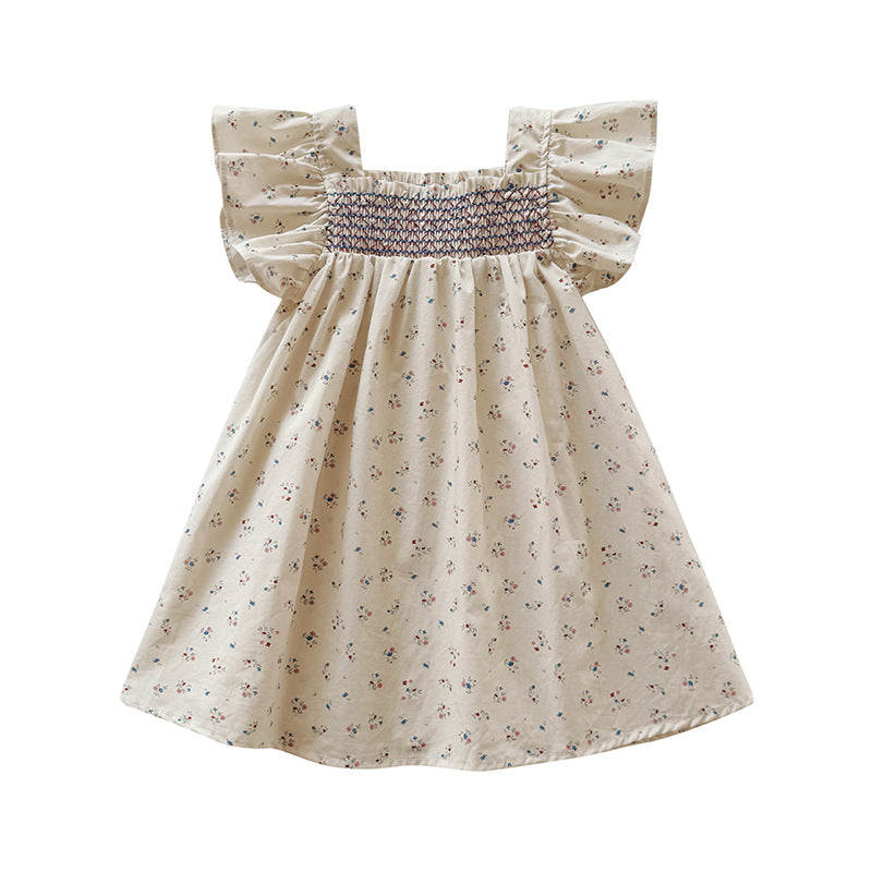 Femme Floral Bomulds Kjole Stilla