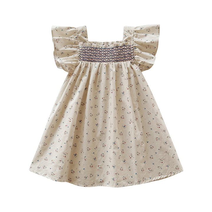 Femme Floral Bomulds Kjole Stilla