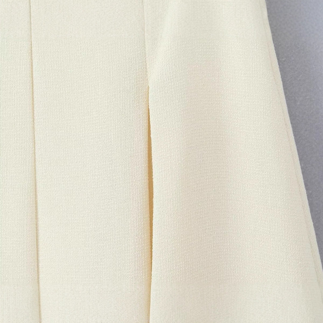 Damer elegant midi nederdel med fint tekstureret mønster Stilla