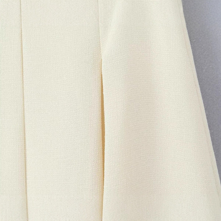 Damer elegant midi nederdel med fint tekstureret mønster Stilla