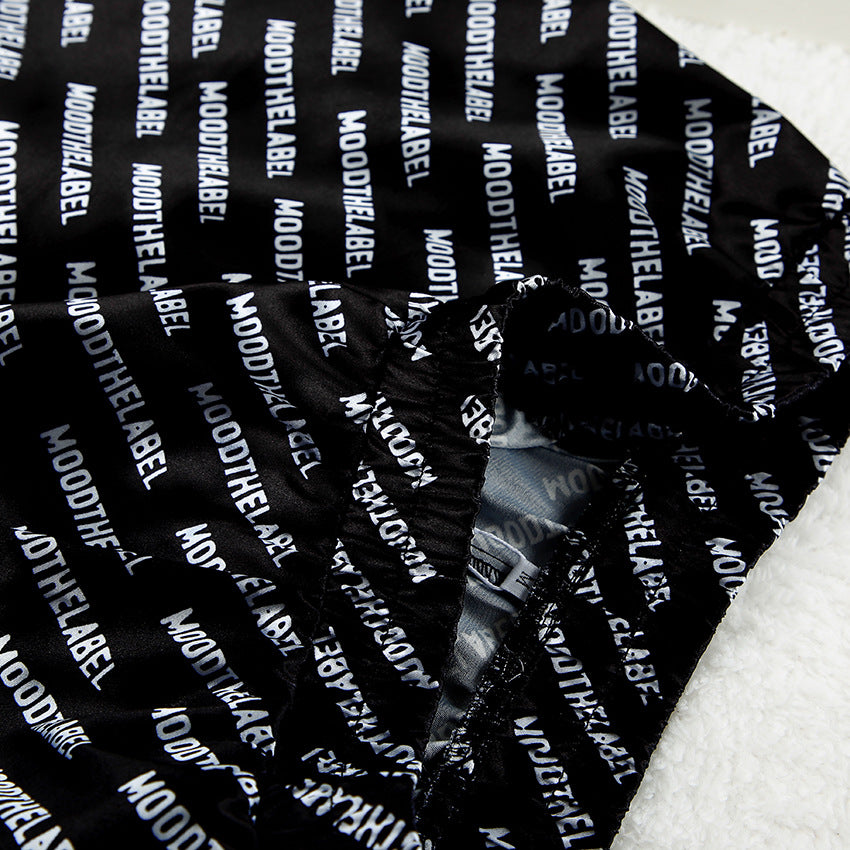 Dame Oversized Bluse skjorte i moderne Allover-print Stilla