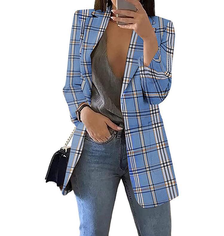 Dame ternet blazer med moderne snit Stilla