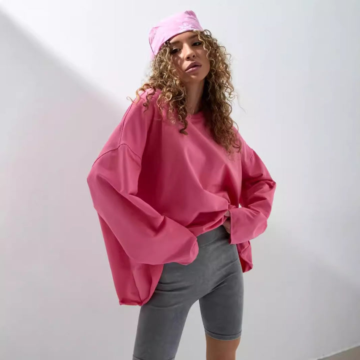 Kvinder oversized langærmet skjorte Skovae