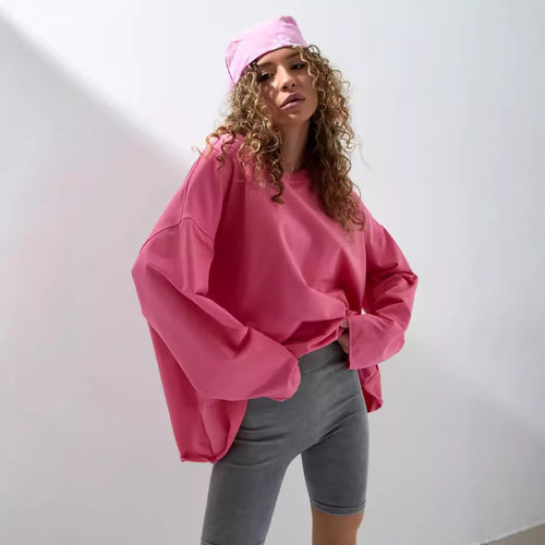 Kvinder oversized langærmet skjorte Skovae