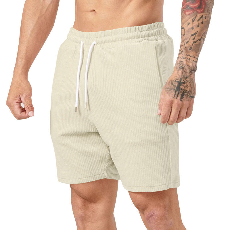 Herre fritidsshorts med elastisk talje og praktiske sidelommer Stilla