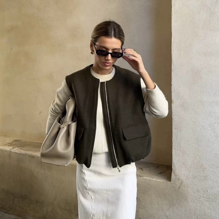 Femme Contemporary Utility Vest Stilla