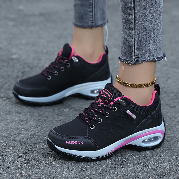 Dame nan sporty kile-sneakers med polstret luftpude-sål Skovae
