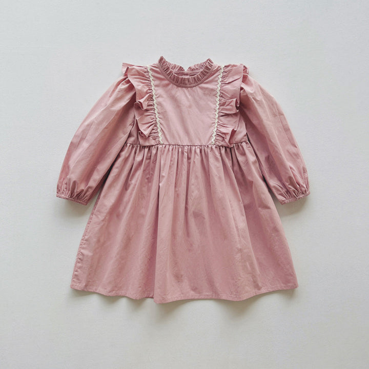 Femme Elegantes Rüschkjole Stilla