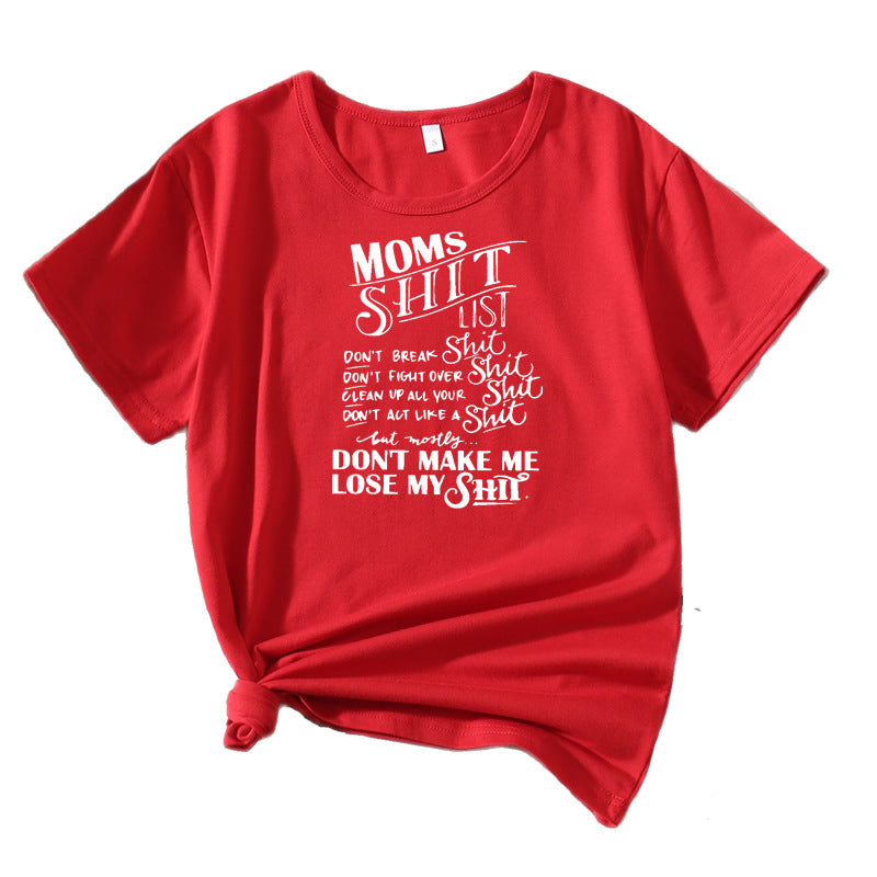 Kvinder Humoristisk Grafik Udsagn T-shirt Stilla