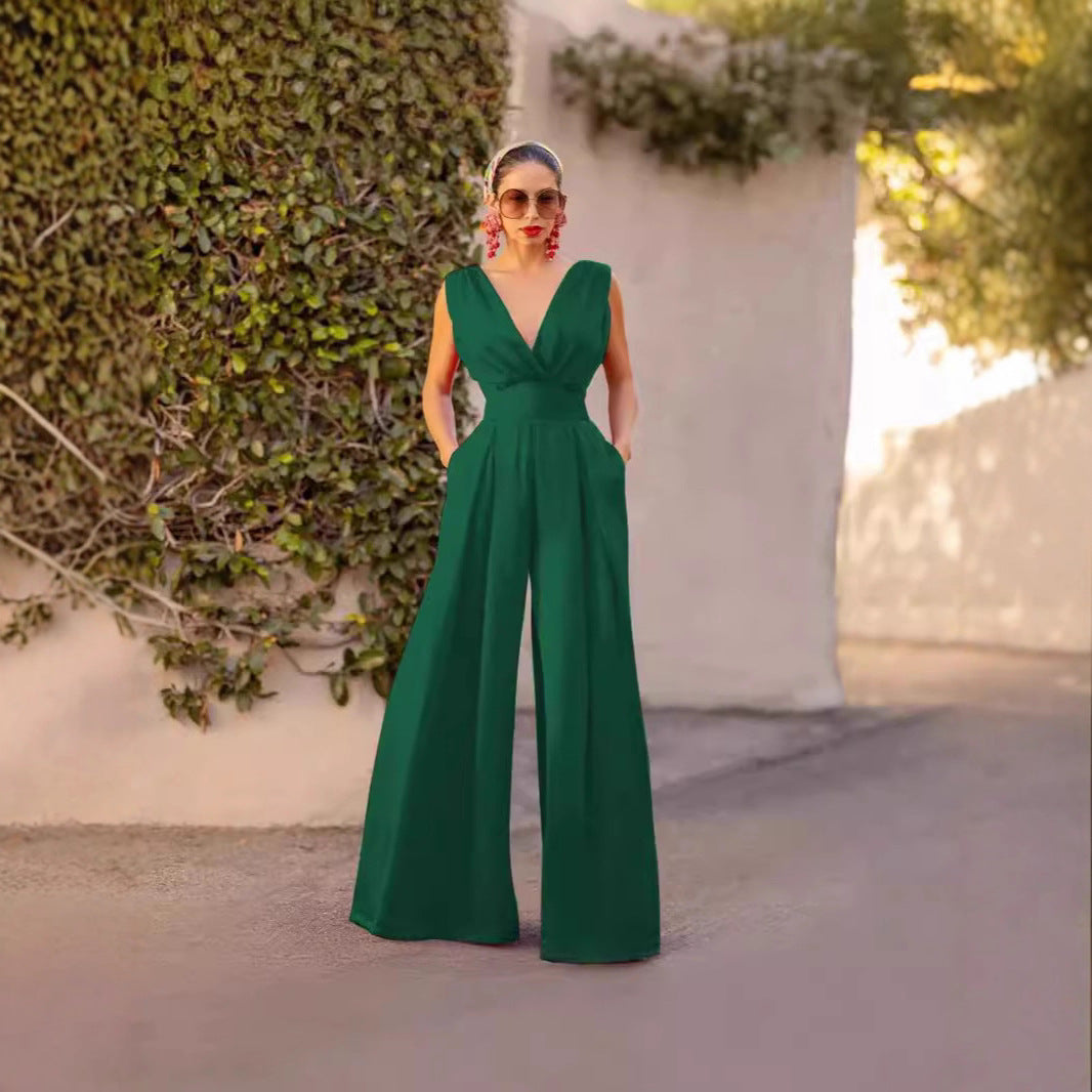 Dame jumpsuit i elegant snit