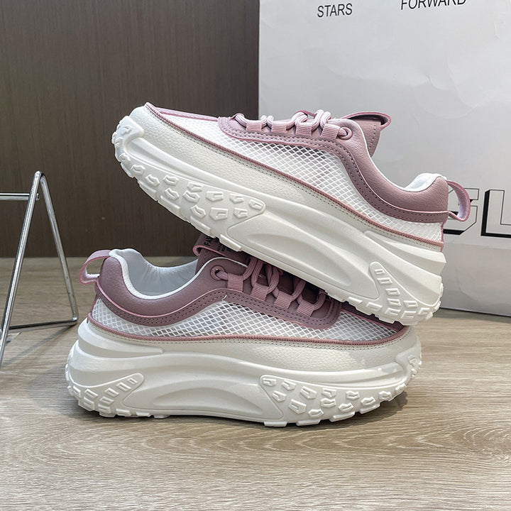 Dame Chunky Sneakers med åndbart mesh og innovativt sålprofil Stilla