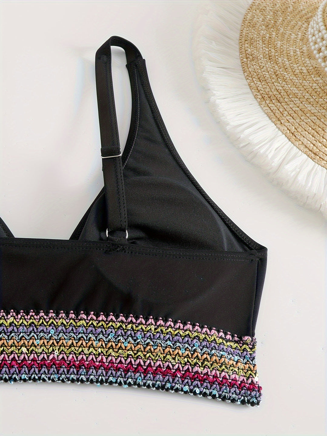 Dame Bikini-sæt med kvalitets broderi detaljer og justerbare stropper Stilla