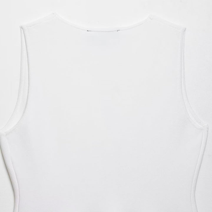 Femme Udflydende Peplum-Vest Stilla
