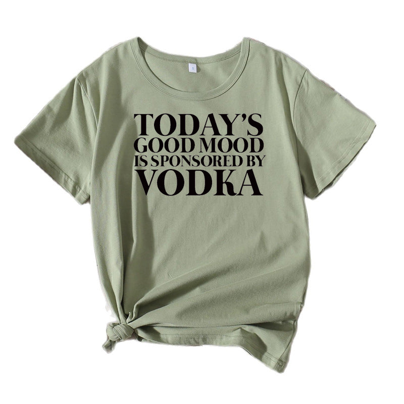Dame Casual Oversized Statement T-shirt Stilla