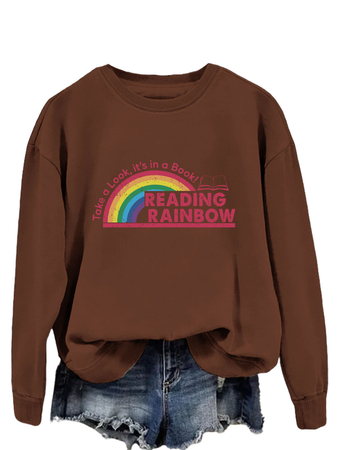 Kvinder casual sweatshirt med unikt print Stilla