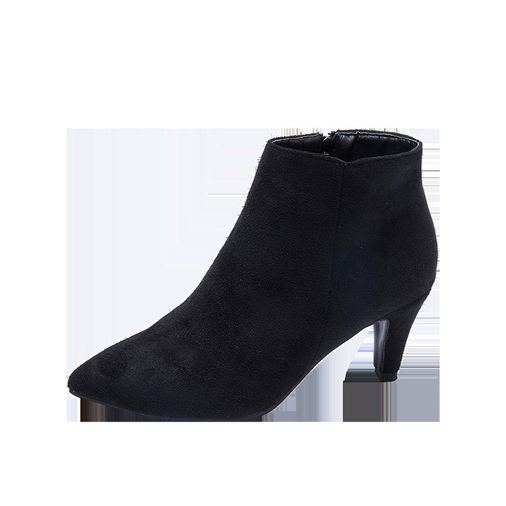 Dame Ankle Boots med stilfuldt leopardmønster og elegant hæl Stilla