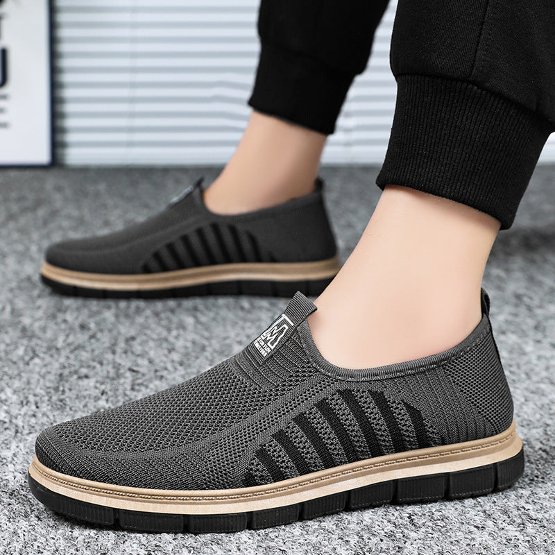Dame Slip-On Åndbar Sneakers med Fleksibelt Mesh-Design Stilla